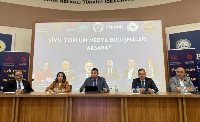 Aksaray’da Sivil Toplum Medya Buluşmaları programı düzenlendi