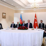 Erdoğan, Aliyev ve Şerif Kazakistan`da üçlü toplantı yaptı