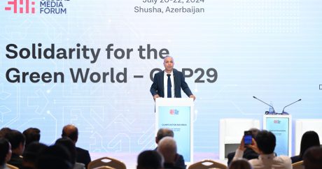 Şuşa 2. Global Medya Forumu’nda, Azerbaycan’ın ev sahipliği yapacağı COP 29 anlatıldı