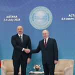 Cumhurbaşkanı Aliyev Putin ile Kazakistan’da bir araya geldi